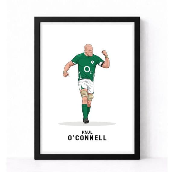 Ireland Rugby Print | Paul O'Connell