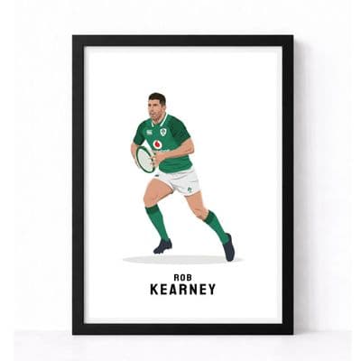 Ireland Rugby Print | Rob Kearney