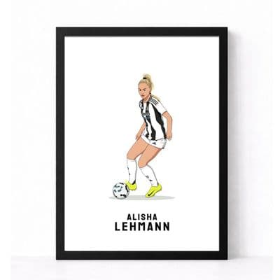 Juventus Print | Alisha Lehmann