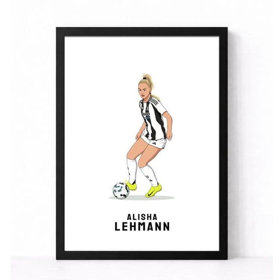 Juventus Print | Alisha Lehmann