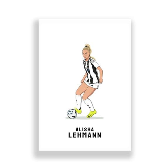Juventus Print | Alisha Lehmann