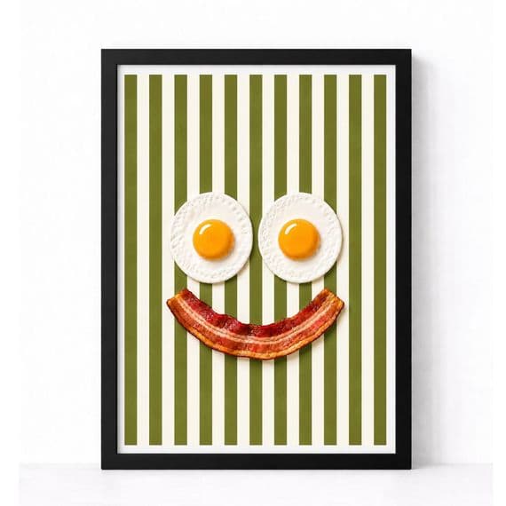 Kitchen Print | Bacon & Eggs