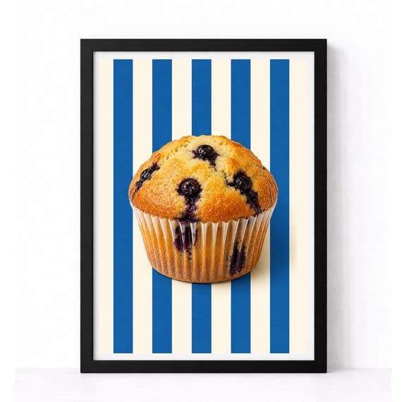 Kitchen Print | Blueberry Muffin