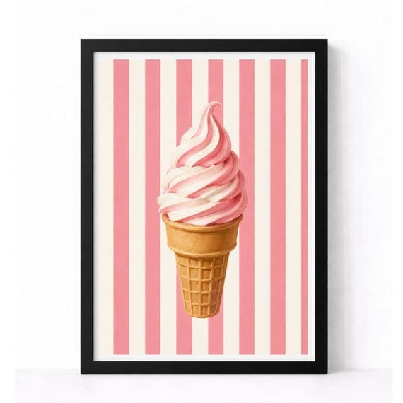 Kitchen Print | Ice Cream Cone
