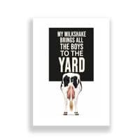 Kitchen Print | Milkshakes To The Yard!
