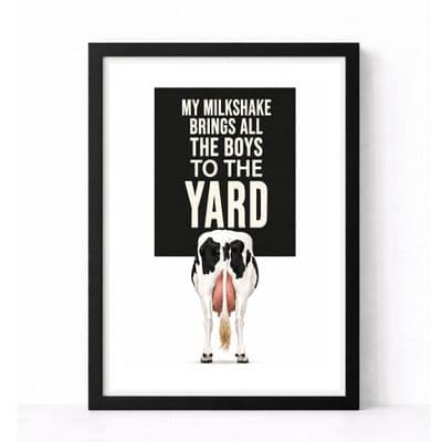 Kitchen Print | Milkshakes To The Yard!