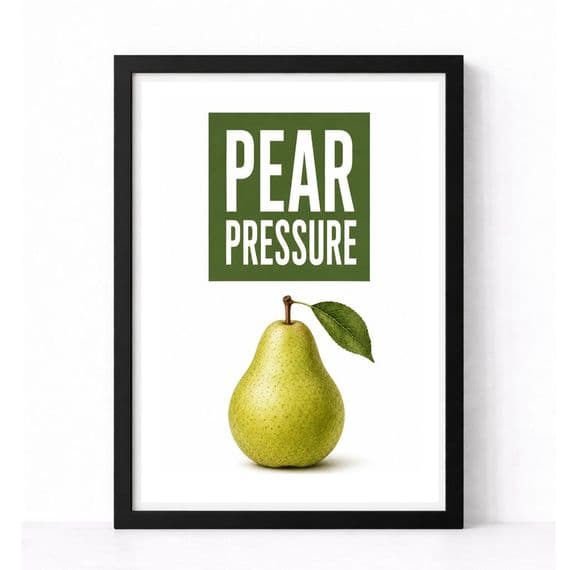 Kitchen Print | Pear Pressure!