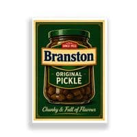 Kitchen Print | Retro Branston Pickle Label