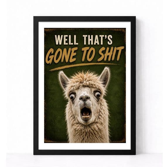 Lama Humour | Well That's Gone To Shit!