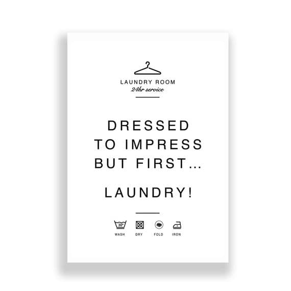 Laundry Print | Dressed To Impress