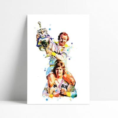Leeds United | Billy Bremner | Gordon McQueen Art Print