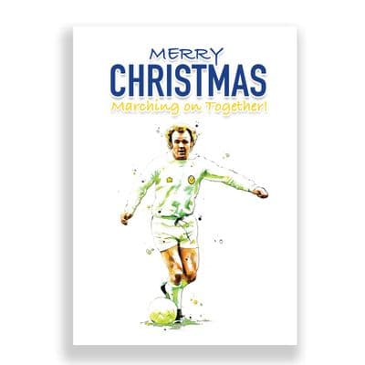 Leeds United Christmas Card | Billy Bremner