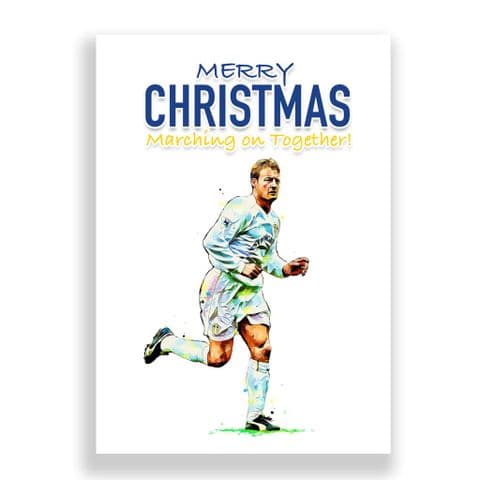 Leeds United Christmas Card | David Batty