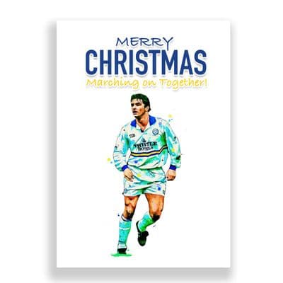 Leeds United Christmas Card | Gary Speed