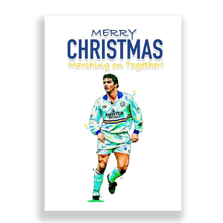Leeds United Christmas Card | Gary Speed