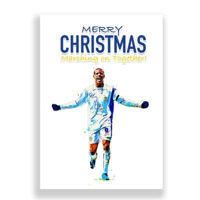Leeds United Christmas Card | Jermaine Beckford