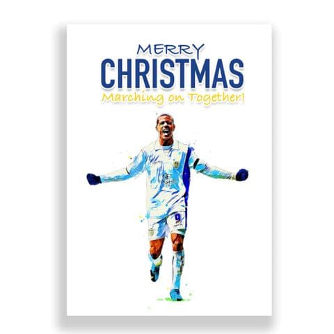 Leeds United Christmas Card | Jermaine Beckford