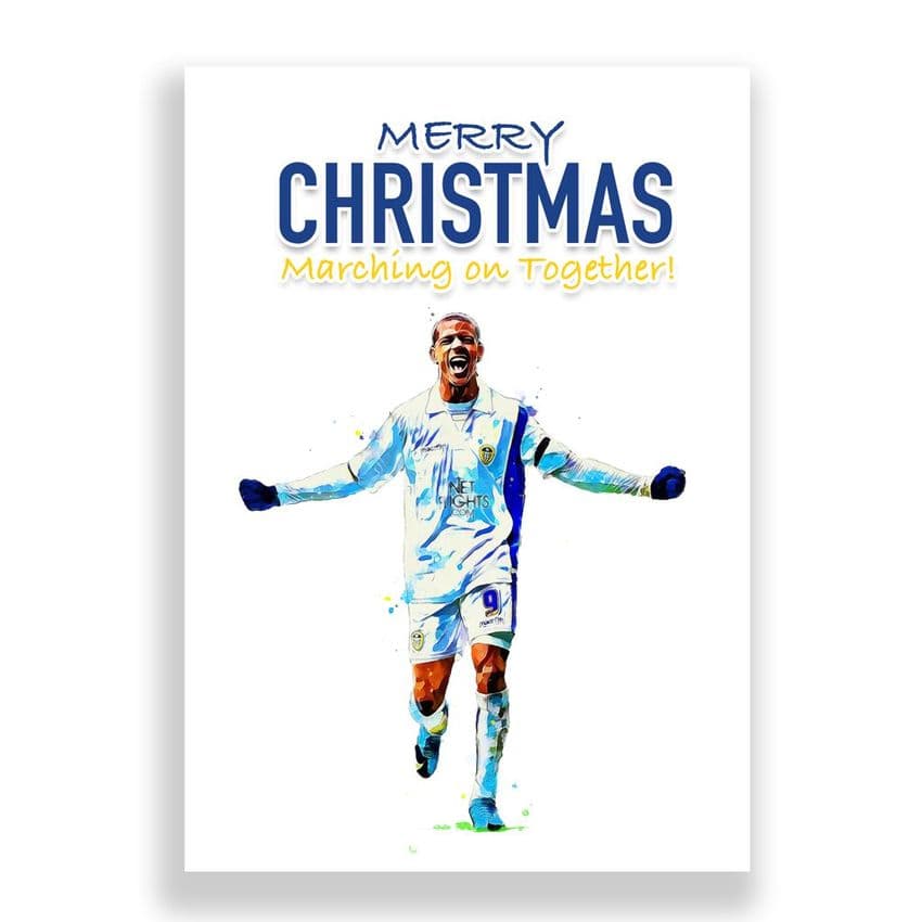 Leeds United Christmas Card | Jermaine Beckford