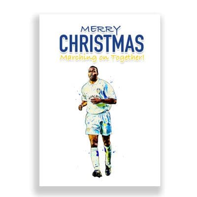 Leeds United Christmas Card | Lucas Radebe