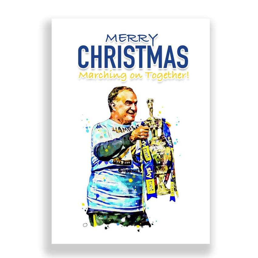 Leeds United Christmas Card | Marcelo Bielsa