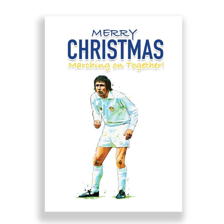 Leeds United Christmas Card | Norman Hunter