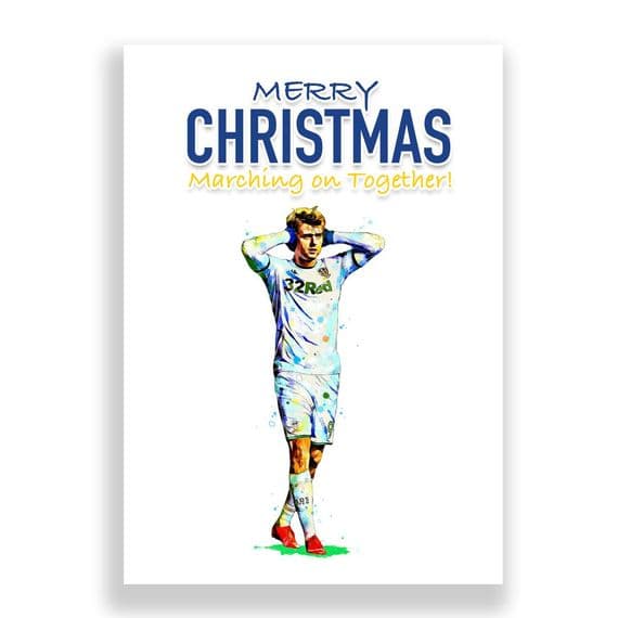 Leeds United Christmas Card | Patrick Bamford