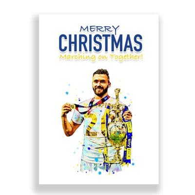 Leeds United Christmas Card | Stuart Dallas