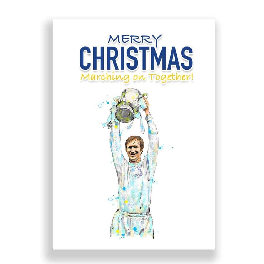 Leeds United Christmas Card | Tony Yeboah