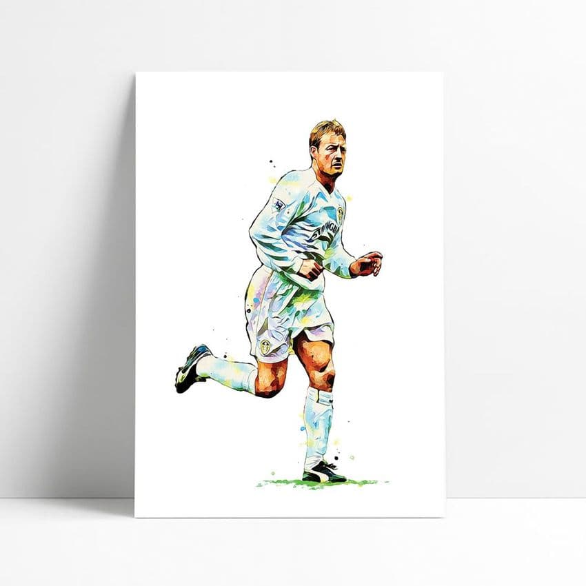 Leeds United | David Batty Art Print