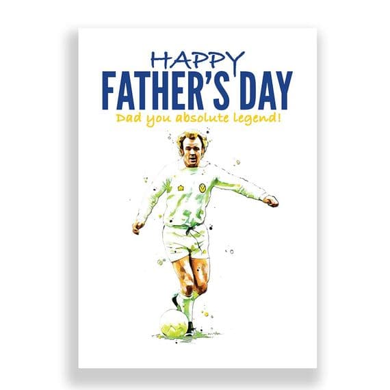 Leeds United Father's Day Card | Billy Bremner