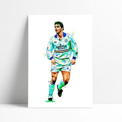 Leeds United | Gary Speed Art Print