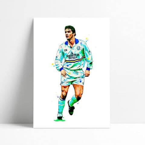 Leeds United | Gary Speed Art Print