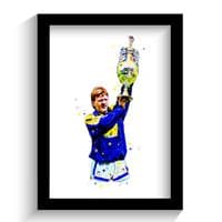 Leeds United | Gordon Strachan Art Print