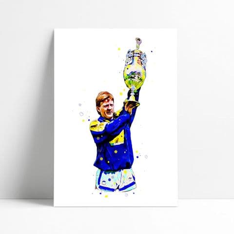Leeds United | Gordon Strachan Art Print