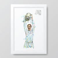 Leeds United | Jack Charlton Art Print