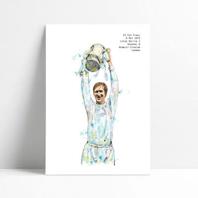 Leeds United | Jack Charlton Art Print
