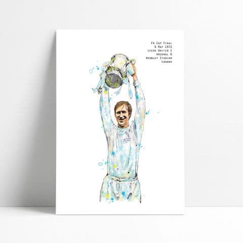 Leeds United | Jack Charlton Art Print