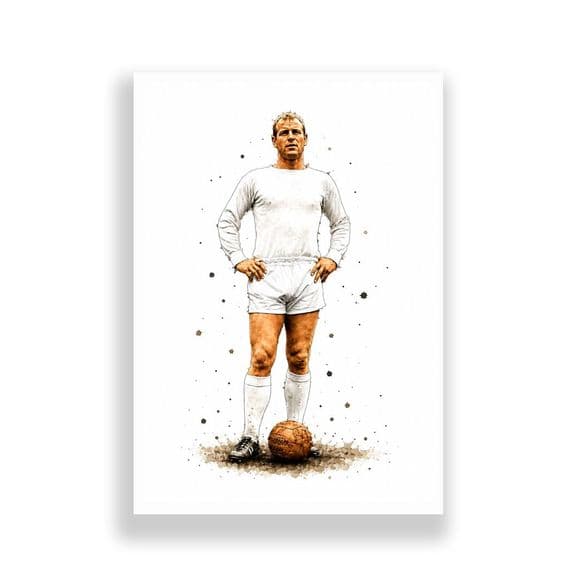 Leeds United | John Charles Art Print