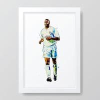 Leeds United | Lucas Radebe Art Print