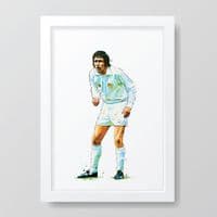 Leeds United | Norman Hunter Art Print