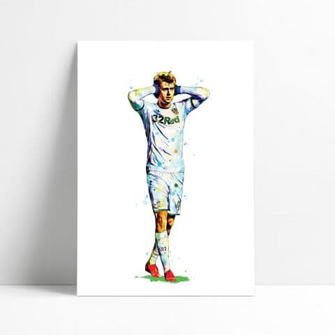 Leeds United | Patrick Bamford Art Print