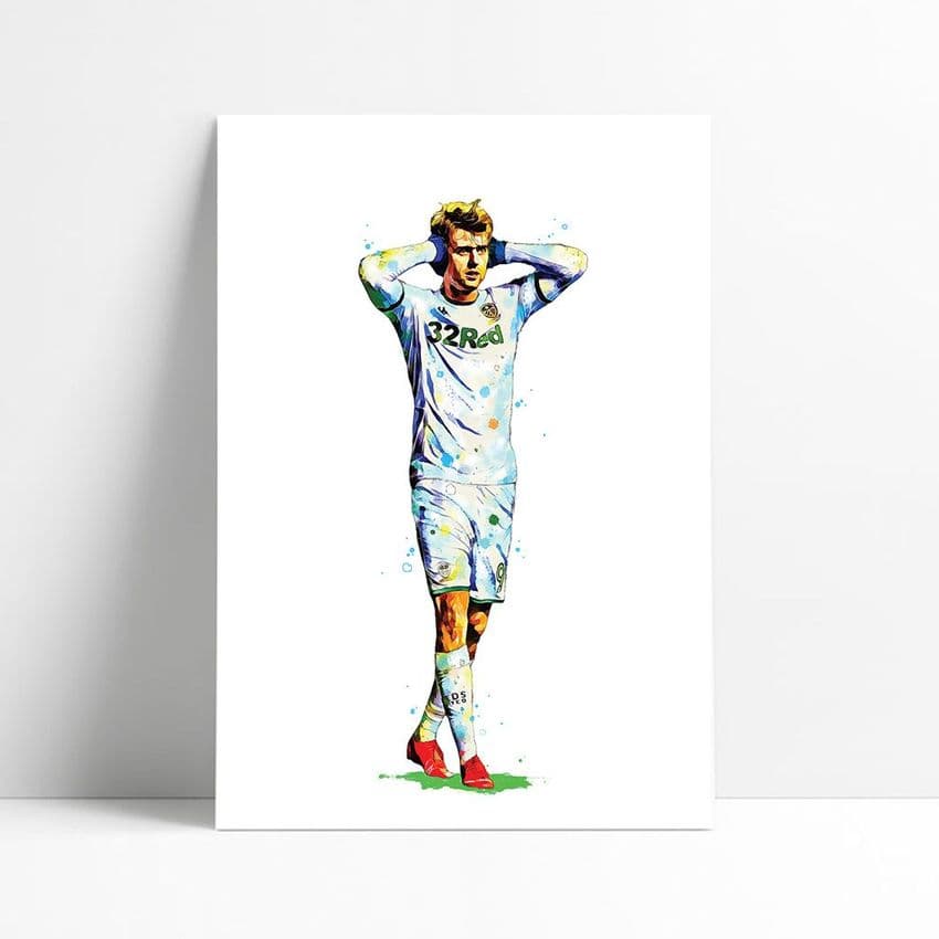 Leeds United | Patrick Bamford Art Print