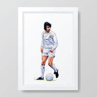 Leeds United | Peter Lorimer Art Print
