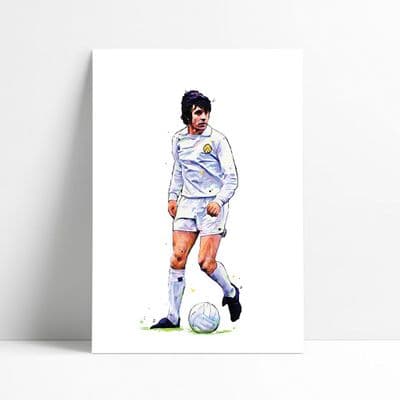 Leeds United | Peter Lorimer Art Print