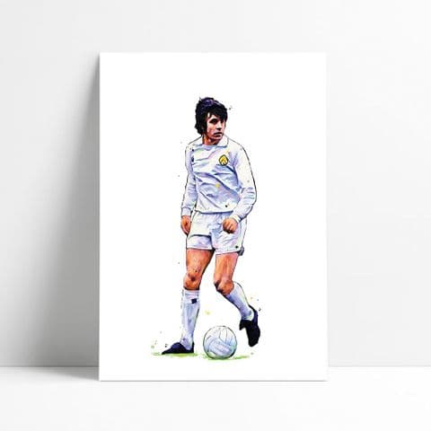 Leeds United | Peter Lorimer Art Print
