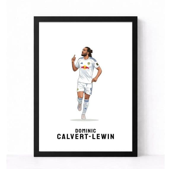 Leeds United Print | Dominic Calvert-Lewin
