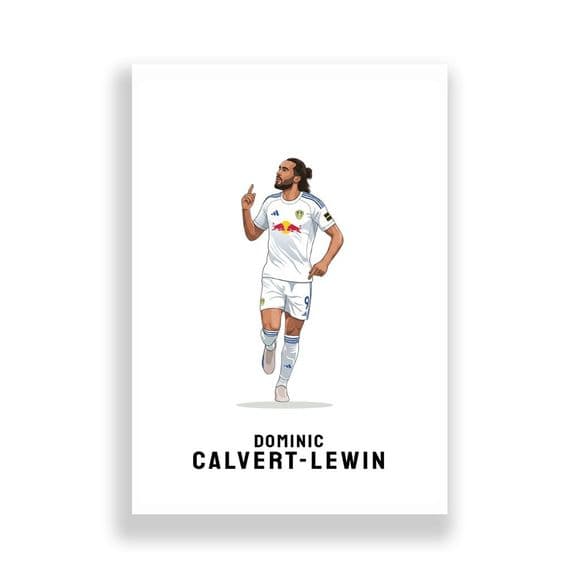 Leeds United Print | Dominic Calvert-Lewin