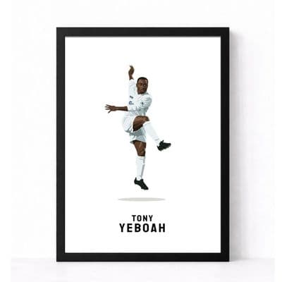Leeds United Print | Tony Yeboah