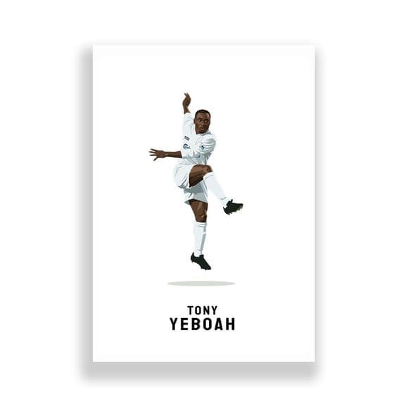 Leeds United Print | Tony Yeboah