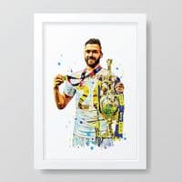 Leeds United | Stuart Dallas Art Print (1)